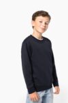 sweat shirt recyclé col rond enfant