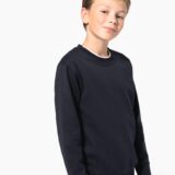 sweat shirt recyclé col rond enfant