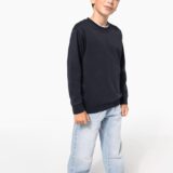 sweat shirt recyclé col rond enfant
