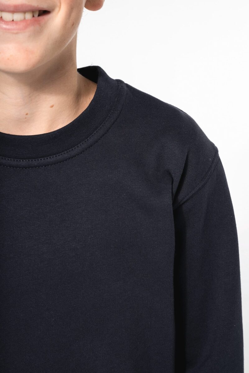 sweat shirt recyclé col rond enfant sweat shirt recyclé col rond enfant