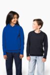 sweat shirt recyclé col rond enfant sweat shirt recyclé col rond enfant