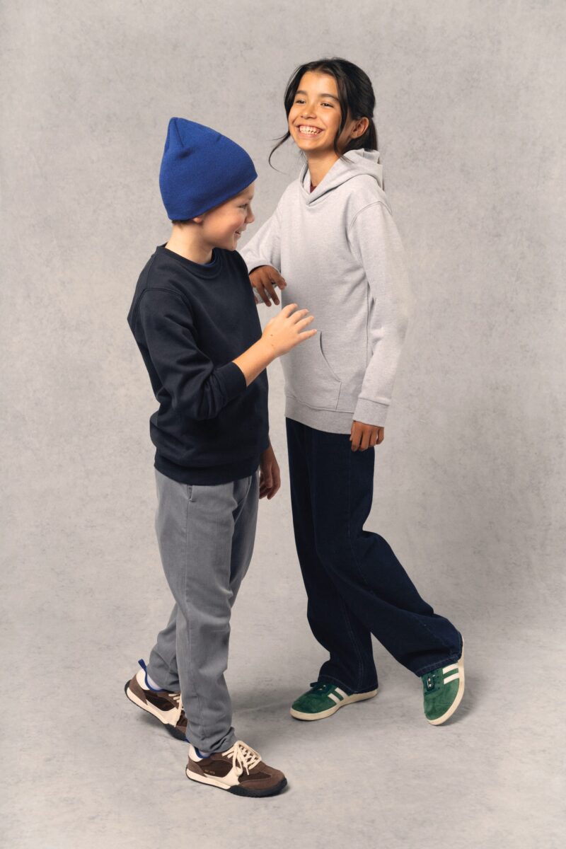 sweat shirt recyclé col rond enfant sweat shirt recyclé col rond enfant