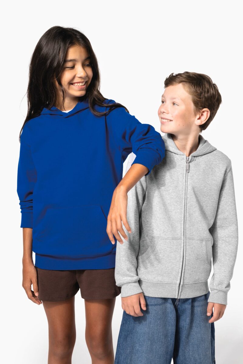 sweat shirt recyclé à capuche enfant sweat shirt recyclé à capuche enfant