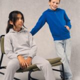 sweat shirt recyclé à capuche enfant sweat shirt recyclé à capuche enfant