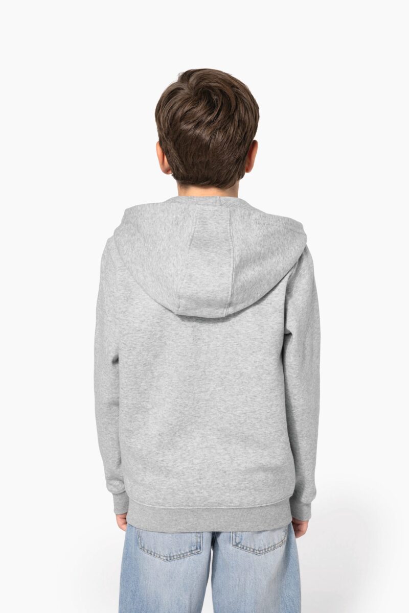 sweat shirt recyclé zippé à capuche enfant sweat shirt recyclé zippé à capuche enfant