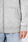 sweat shirt recyclé zippé à capuche enfant