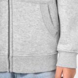 sweat shirt recyclé zippé à capuche enfant