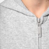 sweat shirt recyclé zippé à capuche enfant