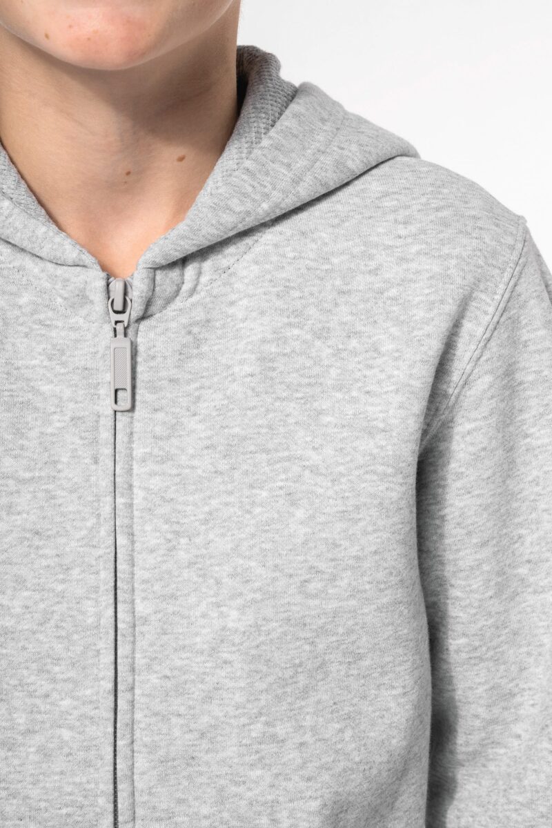 sweat shirt recyclé zippé à capuche enfant sweat shirt recyclé zippé à capuche enfant