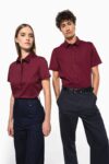 chemise coton / élasthanne manches courtes femme chemise coton / élasthanne manches courtes femme
