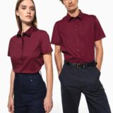 chemise coton / élasthanne manches courtes femme chemise coton / élasthanne manches courtes femme