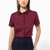chemise coton / élasthanne manches courtes femme chemise coton / élasthanne manches courtes femme