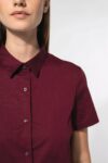 chemise coton / élasthanne manches courtes femme chemise coton / élasthanne manches courtes femme