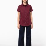 chemise coton / élasthanne manches courtes femme chemise coton / élasthanne manches courtes femme