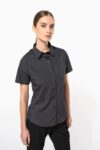 chemise popeline manches courtes femme