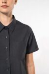 chemise popeline manches courtes femme