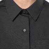 chemise popeline manches courtes femme