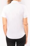 chemise popeline manches courtes femme