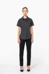 chemise popeline manches courtes femme
