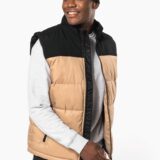 bodywarmer matelassé bi ton unisexe bodywarmer matelassé bi ton unisexe