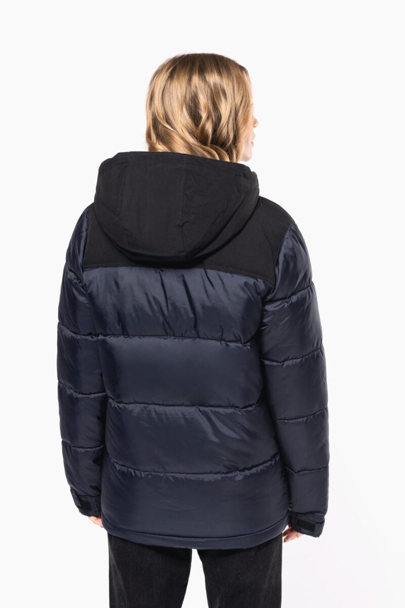 parka matelassée à capuche bi ton unisexe parka matelassée à capuche bi ton unisexe