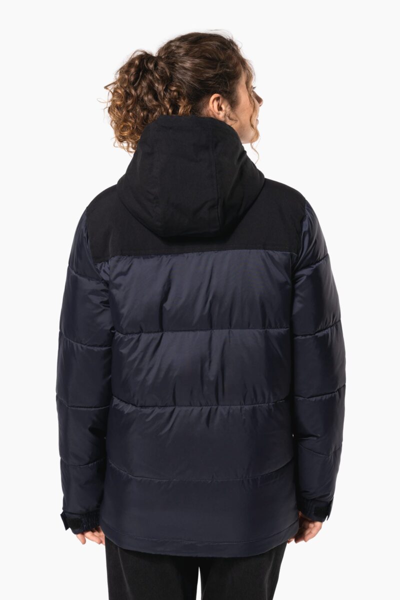 parka matelassée à capuche bi ton unisexe parka matelassée à capuche bi ton unisexe