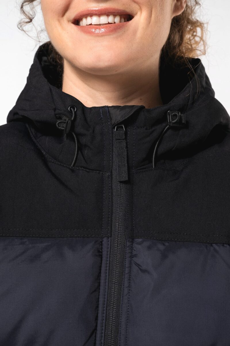 parka matelassée à capuche bi ton unisexe parka matelassée à capuche bi ton unisexe