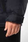 parka matelassée à capuche bi ton unisexe