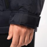 parka matelassée à capuche bi ton unisexe