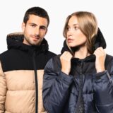 parka matelassée à capuche bi ton unisexe parka matelassée à capuche bi ton unisexe
