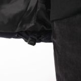 parka matelassée à capuche bi ton unisexe