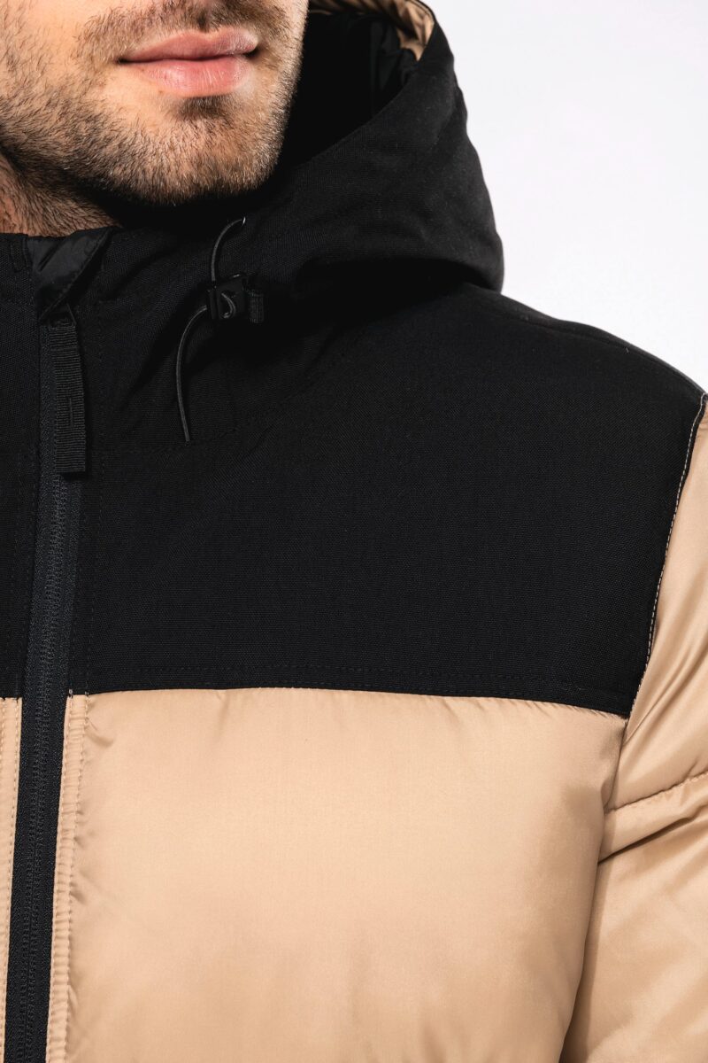 parka matelassée à capuche bi ton unisexe parka matelassée à capuche bi ton unisexe