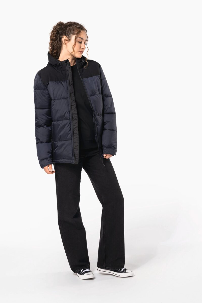 parka matelassée à capuche bi ton unisexe parka matelassée à capuche bi ton unisexe