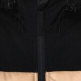 parka matelassée à capuche bi ton unisexe