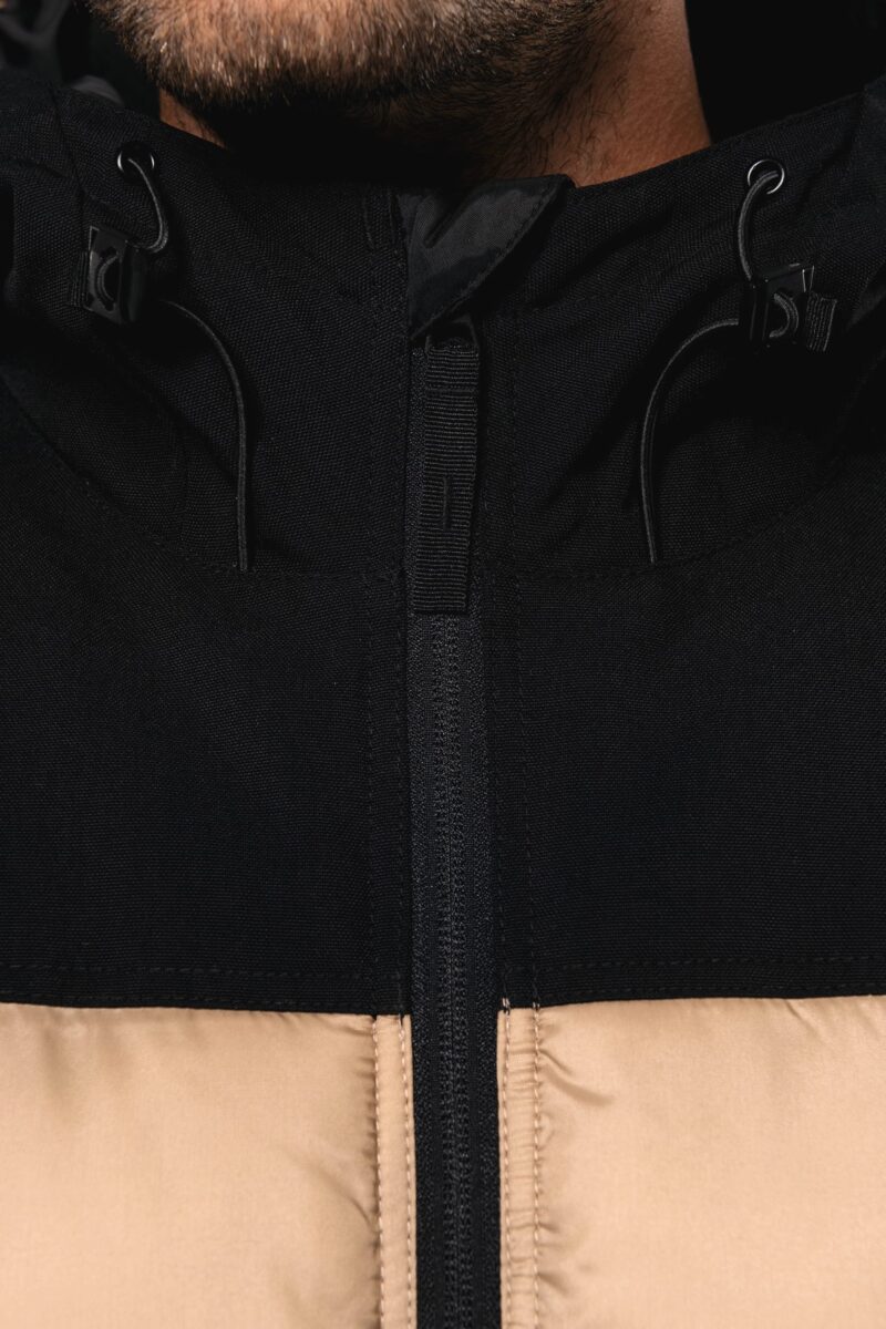parka matelassée à capuche bi ton unisexe parka matelassée à capuche bi ton unisexe