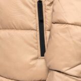 parka matelassée à capuche bi ton unisexe