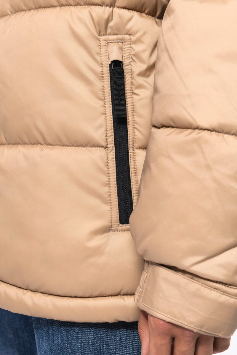 parka matelassée à capuche bi ton unisexe parka matelassée à capuche bi ton unisexe