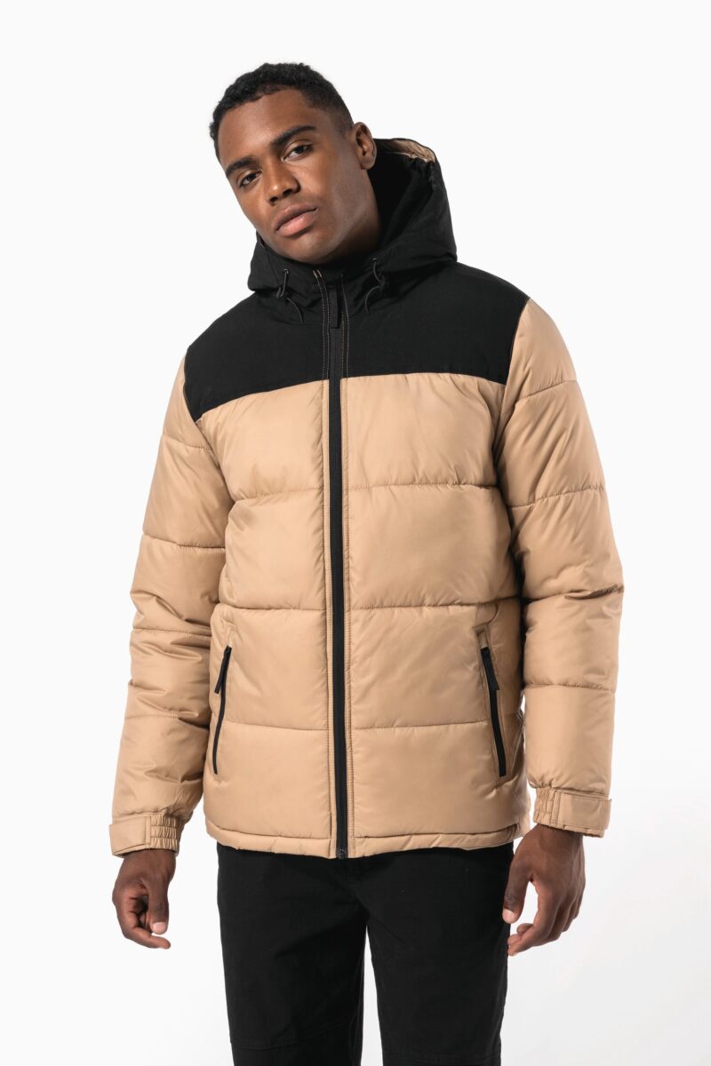parka matelassée à capuche bi ton unisexe parka matelassée à capuche bi ton unisexe