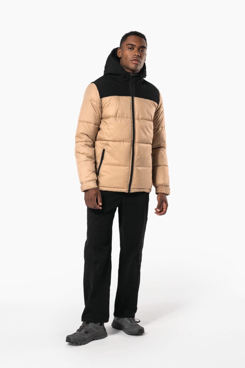 parka matelassée à capuche bi ton unisexe parka matelassée à capuche bi ton unisexe
