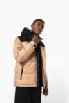 parka matelassée à capuche bi ton unisexe