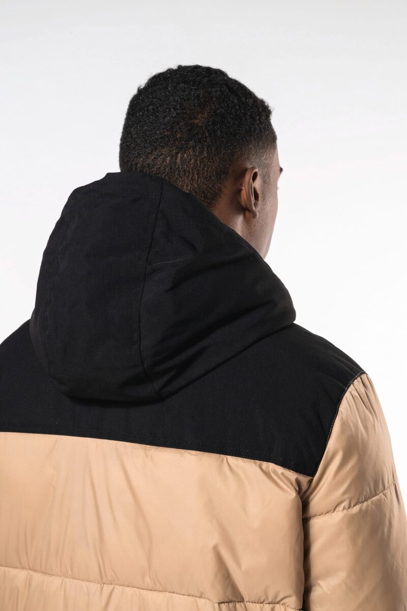 parka matelassée à capuche bi ton unisexe parka matelassée à capuche bi ton unisexe