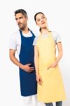 tablier avec poche en coton bio
