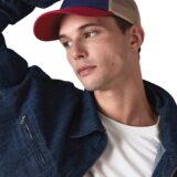 casquette trucker 5 panneaux en coton canvas k up gold label