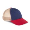 casquette trucker 5 panneaux en coton canvas k up gold label