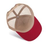 casquette trucker 5 panneaux en coton canvas k up gold label