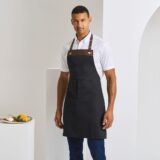tablier à bavette espresso