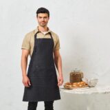 tablier à bavette "denim"