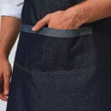 tablier denim à bavette "domain" tablier denim à bavette "domain"