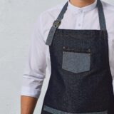 tablier denim à bavette "domain" tablier denim à bavette "domain"