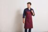 tablier à bavette "colours" avec poche